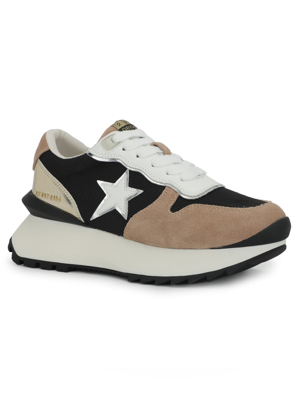 Vintage Havana. Women’s. Major Black Taupe Gold. Size 10.